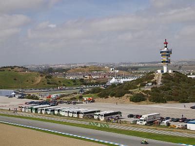 Saturday 25 March, 2006  Walking up the hill towards turn 5.  The stands in the distance, at turns 9 & 10 , are filling up.