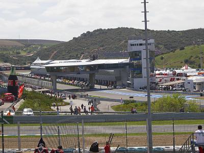 Saturday 25 March, 2006  Walking between turns 1 & 2 looking down the main straight.