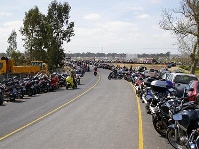 Saturday 25 March, 2006  Cars were waiting on the freeway up to 5 kms away not knowing that they were never going to get in. Remember again, this is the day before race day, not race day itself.