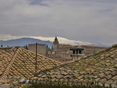 Saturday 1 April, 2006  California tiles on roofs of the old houses in the Albaicin.