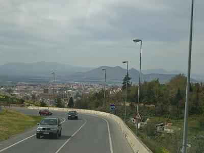 Saturday 1 April, 2006  The road back down to the city.