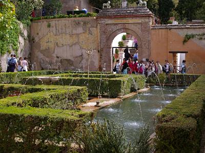 Sunday 2 April, 2006  Jardín de la Sultana (Sultana's Garden or Courtyard of the Cypress).