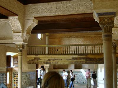 Sunday 2 April, 2006  The Hall of the Mexuar, the first room of the palace.  It housed the functional areas for conducting business and administration.