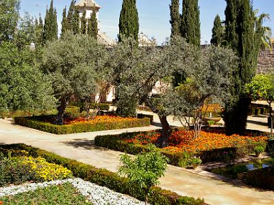 Wednesday 29 March, 2006  The gardens have been re-created in a Moorish geometric  style.