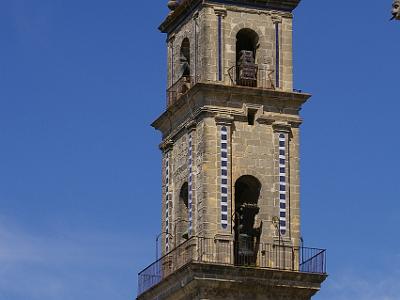 Wednesday 29 March, 2006  The Mudejar-gothic belfry was built in the 15th century. As mentioned several times before, the Mudejars were the muslims who remained in Spain after the reconquest but did not convert to Christianity.