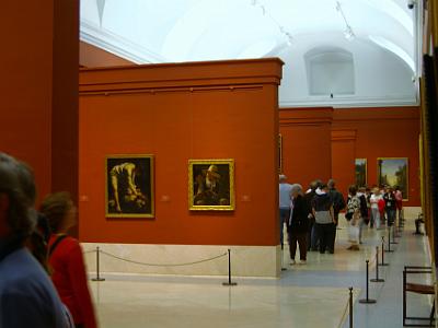 Wednesday 5 April, 2006  On the ground floor, works by Rafael, Van der Weyden, El Bosco, Durero.