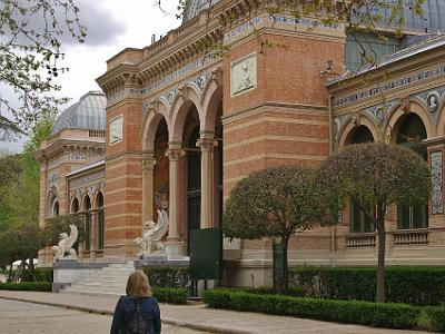 Wednesday 5 April, 2006  Palacio de Velázquez, in the Retiro Park. The building was designed in 1881 by architect Ricardo Velázquez Bosco and built from 1881 to 1883 for the Mines Exhibition of 1883.