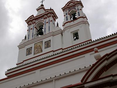 Thursday 23 March, 2006  This is the church tower in Calle San Vicente, the street in which our hotel was located.