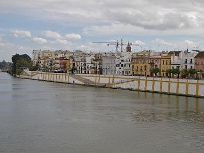 Thursday 23 March, 2006  These old original buildings are on the western side of the Guadalquivir in an area called the Triana district.