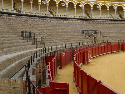 Thursday 23 March, 2006  The Plaza de Toros de la Real Maestranza de Caballería de Sevilla is the oldest bullring in Spain