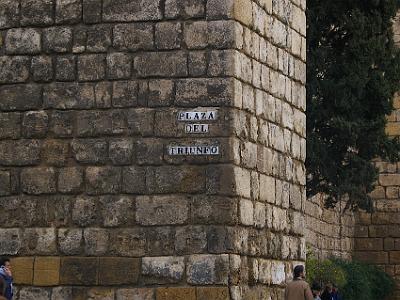 Thursday 23 March, 2006  The site was initially a Roman settlement that was later used by the    Visigoths    (Germanic tribes). In 712 Seville was conquered by the Arabs, who transformed the building into a palace-fortress.