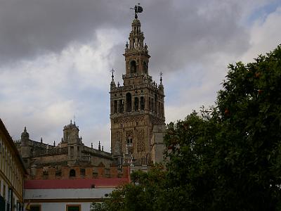 Thursday 23 March, 2006  We wandered through the Santa Cruz district of Sevilla through narrow winding streets.