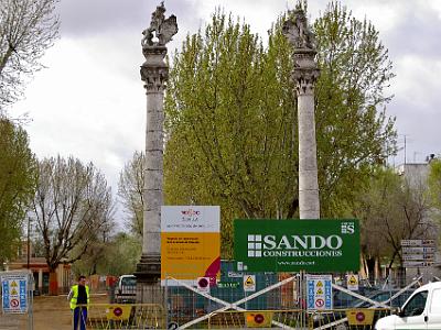 Friday 24 March, 2006  These are the Pillars of Hercules. The park and gardens are being reconstructed.