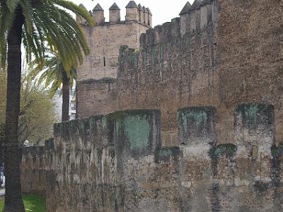 Friday 24 March, 2006  These Almohad city walls were used to defend the city against invasions and to separate the urban area from the surrounding farms. The walls were built in the 12th century over the remains of Roman walls.