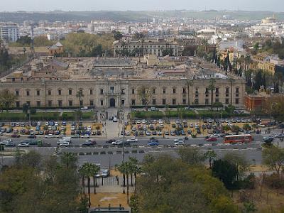 Friday 24 March, 2006  The Universidad de Sevilla, is a public university established in 1551.The main part of this building was a tobacco factory and was the largest industrial building in Spain at the time.