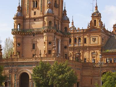 Friday 24 March, 2006  Numerous buildings were constructed for the 1929 Spanish-American Exhibition in Maria Luisa Park .  The Plaza de Espana is at the edge of the park.