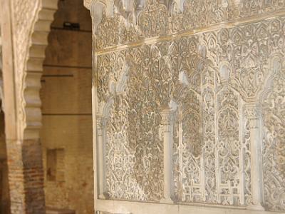 Sunday 26 March, 2006  Pedro of Castile used Moorish workers, Mudejars, to build his palace which gives it a distinctly Islamic style.