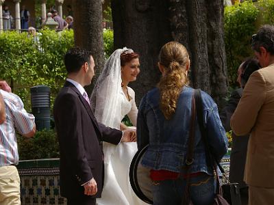 Sunday 26 March, 2006  A Spanish wedding in the Alcazar.