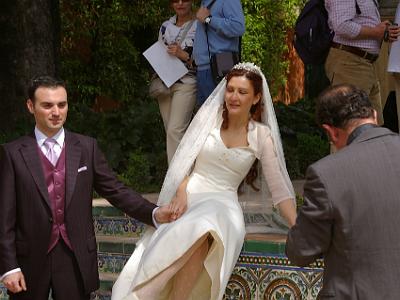 Sunday 26 March, 2006  The ceremony is probably complete. The groom looks Moorish. His lineage probably goes back to the early Arab conquerers of Spain.