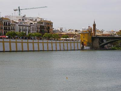 Sunday 26 March, 2006  The Triana neighbourhood across the river is where the beautiful azulejos (ceramic tiles) which adorn many Sevillano bars, hotels, churches and private houses are made.