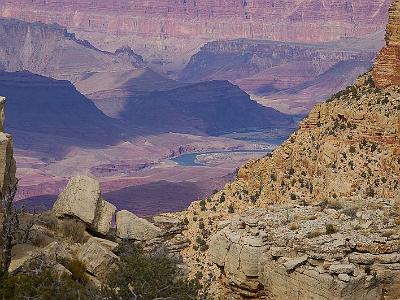 Thursday 9 March, 2006  The oldest geological layer is 1.84 billion years old, before the time multi-cellular life evolved on earth. The bottom of the canyon exposes a time when the only life on earth was bacteria.