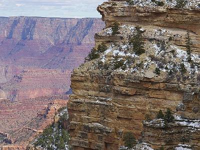 Thursday 9 March, 2006  The canyon is 277 miles long. The layers are called sedimentary layers.