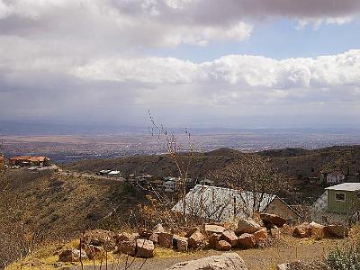 Friday 10 March, 2006  To get to Jerome, we had to climb from the plains below up US89A.