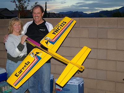 Tuesday 14 March, 2006  I'd taken the plane to the USA in 1984 to compete in the world championships. When I returned to the USA in 1985 for my three year assignment,  I brought this plane with me.