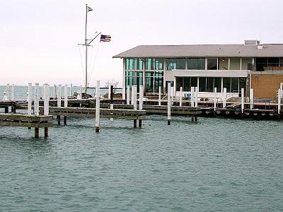 Monday 20 March, 2006  All boats are in storage for the winter. Chicago is also called the windy city and this is possibly some of the reason.