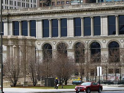 Monday 20 March, 2006  The Public Library of the City of Chicago. Fooled you. It's now the Chicago Cultural Center and was originally built in 1893.