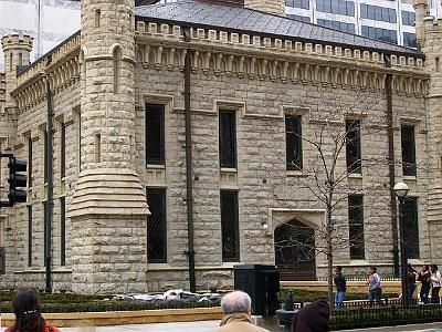 Monday 20 March, 2006  The Chicago Avenue Pumping Station was built in 1869.  It, along with the Chicago Water Tower, were a couple of the few buildings to survive the Great Chicago Fire of 1871.