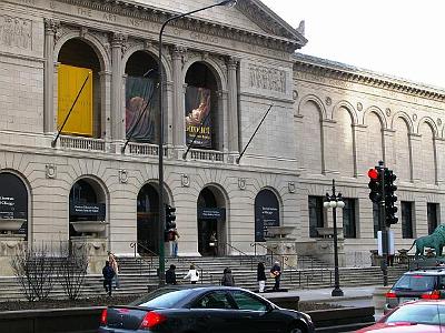 Monday 20 March, 2006  The art Institute on Michigan Ave. We went by here in the bus earlier.