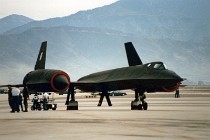 The SR71 at Norton AFB, San Bernadino.