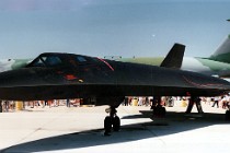 An SR71 at Miramar NAS in San Diego a short time after moving to San Diego to live - probably   October 1985.   The SR71 was still operational then.